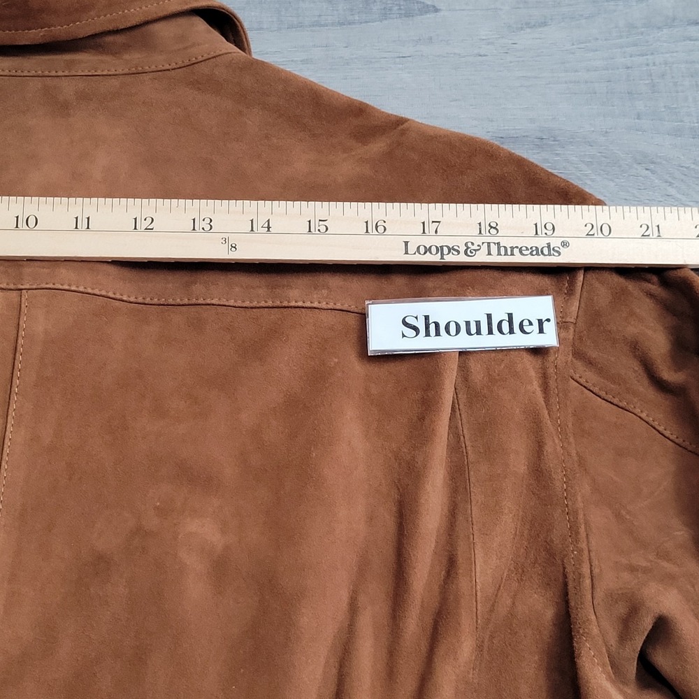 The Quail Motorsports Gathering Leather Shirt Mens M Carmel Calif Shacket Golf - Picture 16 of 16